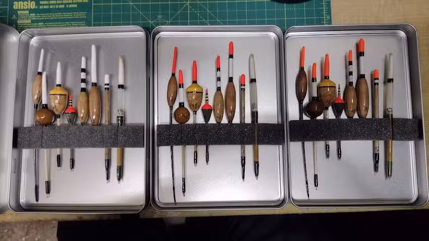 Handmade Fishing Floats by Ian Lewis