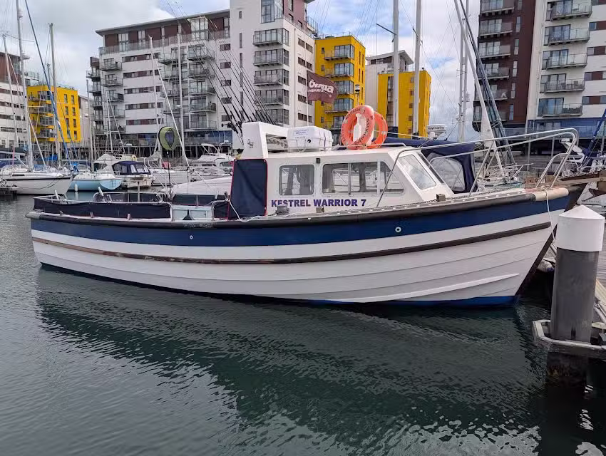 Kestrel warrior fishing trips Brighton and Hove