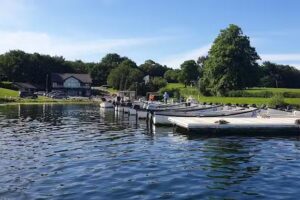 Rutland Water fishing lodge