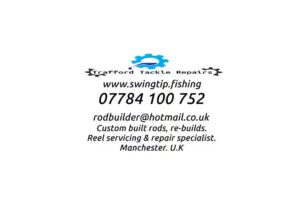 Trafford Tackle Repairs & Swingtip Fishing